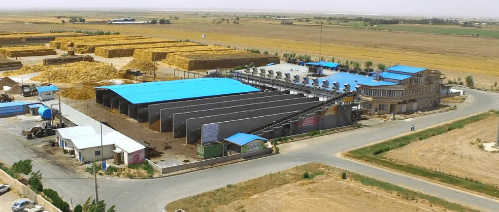 Parsspawn compost facility aerial view