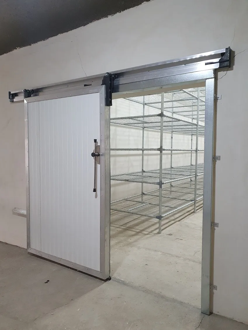 Aluminium shelving in Sadaf grow rooms — portrait view